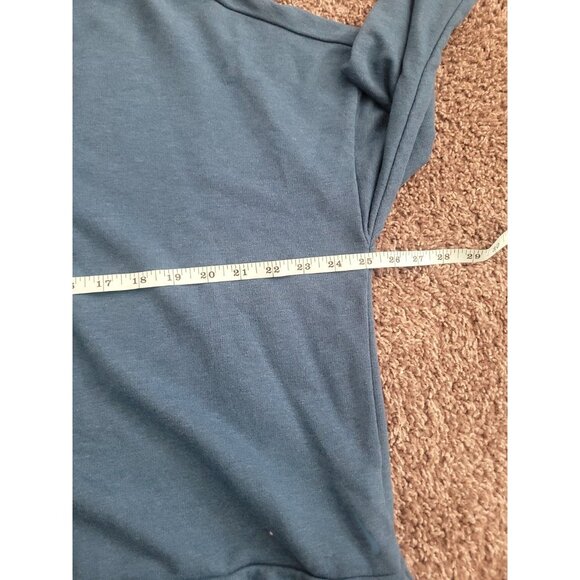 Nike Dry Versa Open Cage Back Lounge Sweatshirt Blue XXL 2XL Wmn LS Lagenlook - Picture 7 of 13